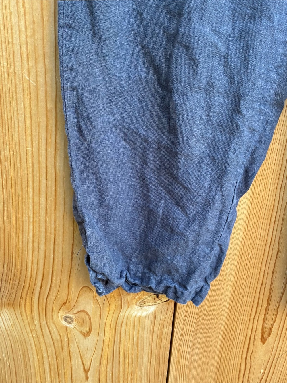 Cut Loose Gray Wide Leg Linen Pants Sz Medium - Picture 2 of 5